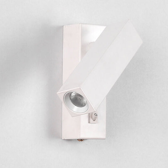 Modern Minimalist Acrylic Rectangular Irradiated LED Wall Sconce Lamp