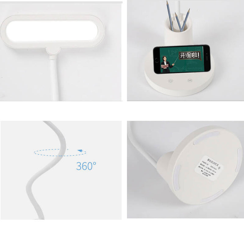 Lampe de Table à Intensité Variable Tactile avec Protection des Yeux Lumière Bleue Minimaliste Moderne 