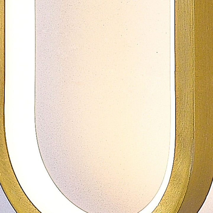 Lámpara de pared LED de hierro forjado redonda de grano de madera minimalista moderna 