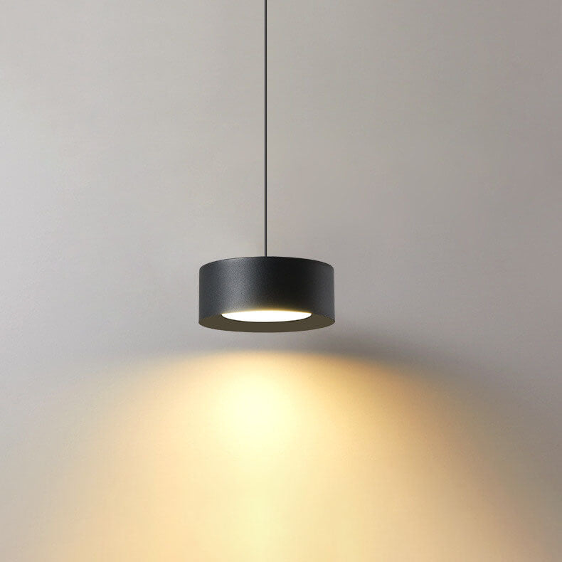 Modern Minimalist Round Head Iron LED Pendant Light