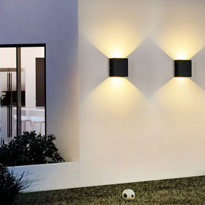 Moderne einfache quadratische LED-Körpersensor-Wandleuchte