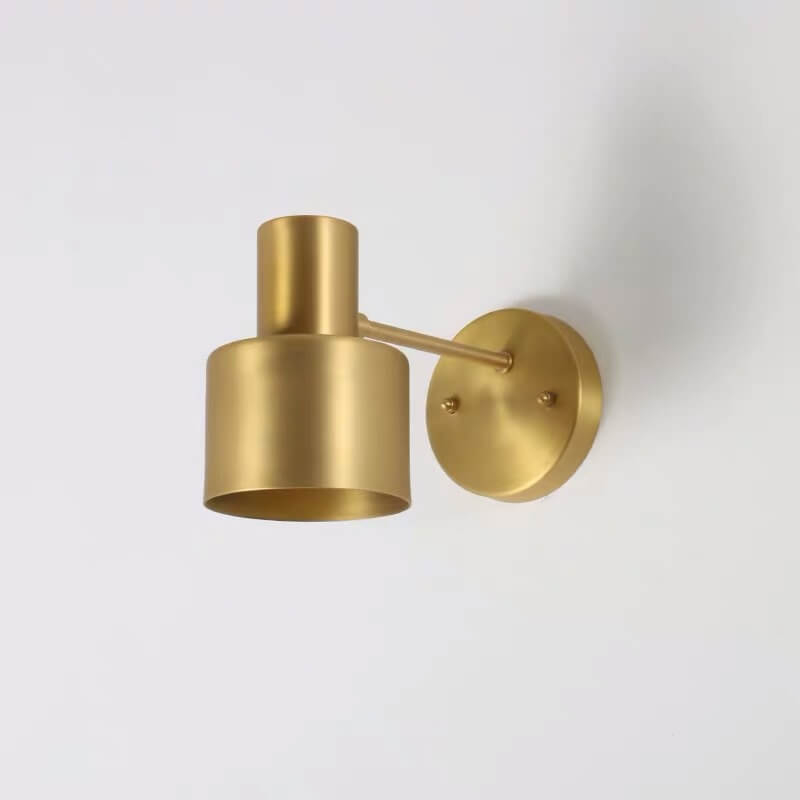 Postmodern All Copper 1-Light Rotatable Wall Sconce Lamps