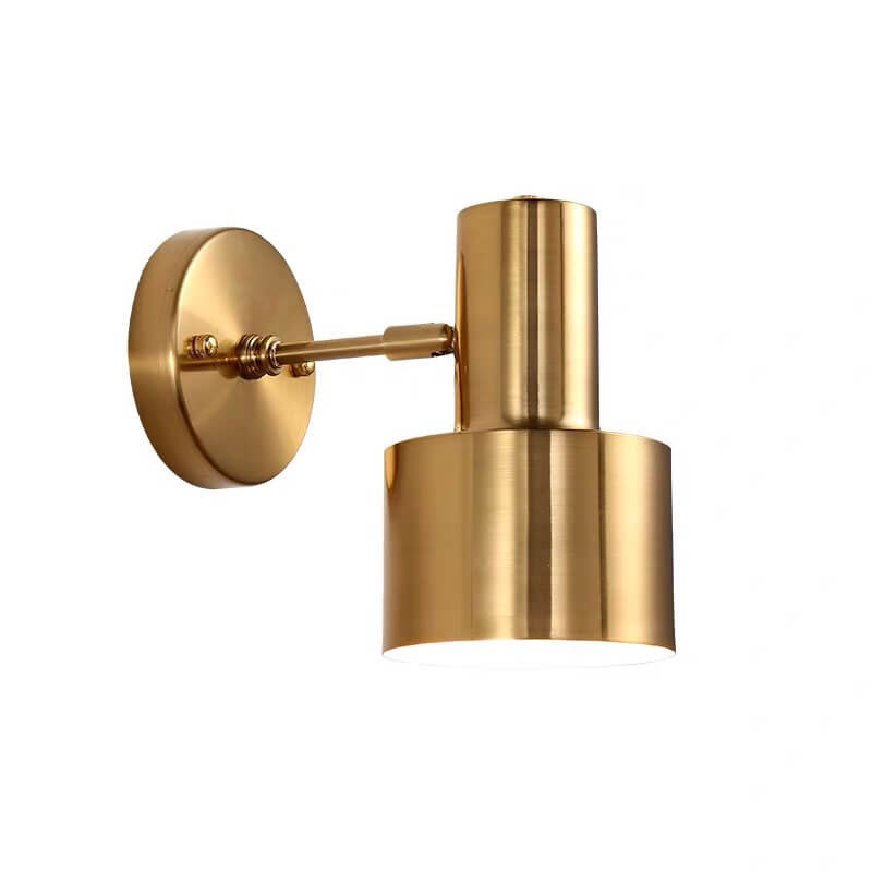 Postmodern All Copper 1-Light Rotatable Wall Sconce Lamps
