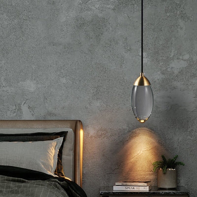 Modern Teardrop  Crystal LED Pendant Light