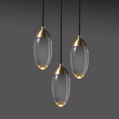 Modern Teardrop  Crystal LED Pendant Light