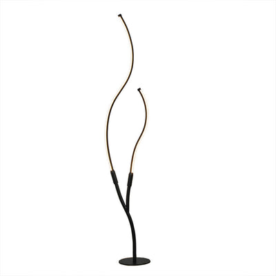 Modern Minimalist Curved Line 1-Light LED Standing Floor Lamp