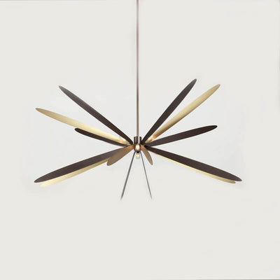 Post-modern Nordic Dragonfly Hardware 6-Light Art Chandeliers