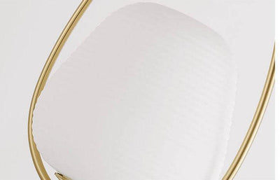 Nordic Creative Oval Glass Ball Gold Ring Pendant Light