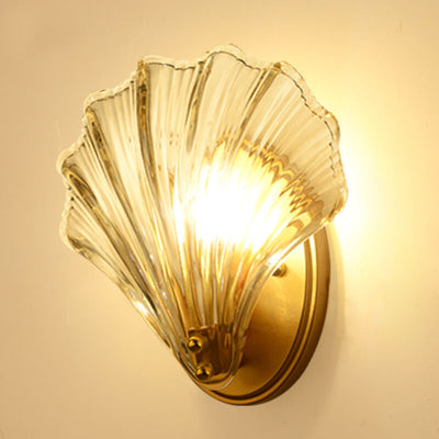 Creative Glass Shell 1-Licht-Wandleuchte