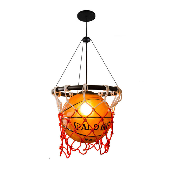 Suspension Luminaire 1-Lumière Basketball Créatif 