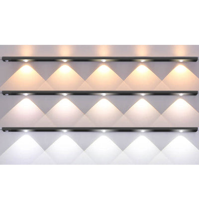 Ultra-thin Smart LED Human Sensor Charging Hill Ripple Light Strip