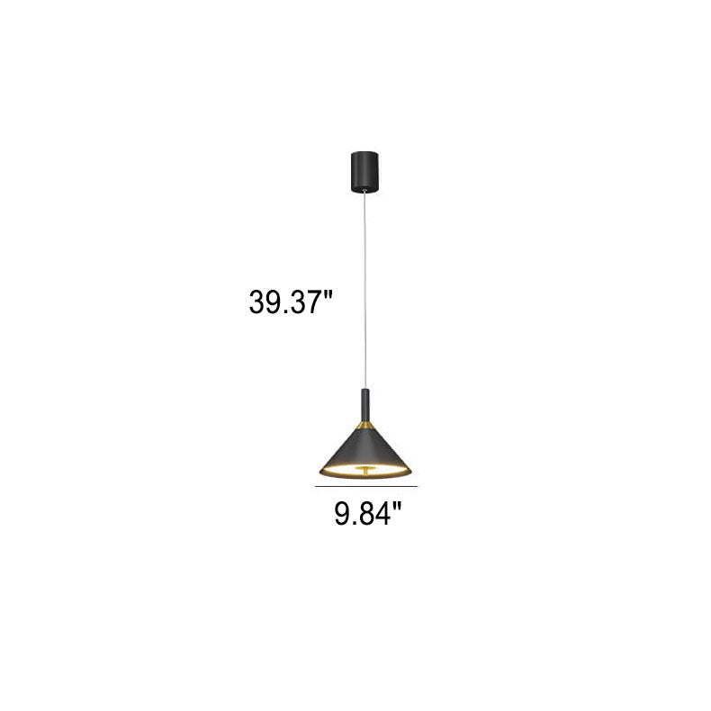 Modern Minimalist Intelligent Touch Lift Iron Acrylic LED Pendant Light