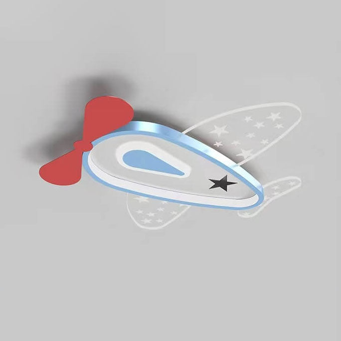 Cartoon Creative Flugzeuge Eisen Acryl Kinder LED Deckenleuchte für bündige Montage 