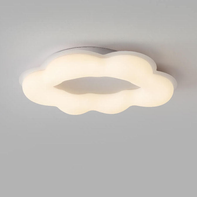 Modern Minimalist Colorful Clouds PE LED Flush Mount Ceiling Light