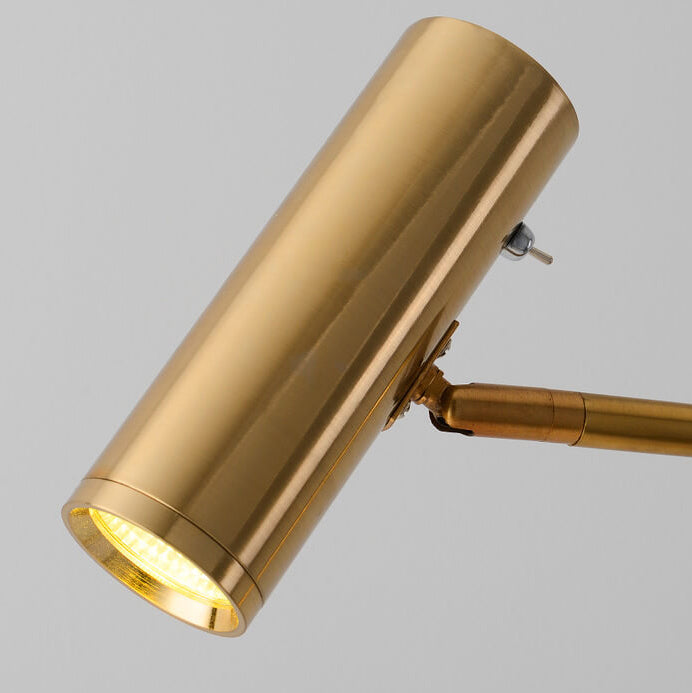 Industrieller Eisen-einfacher Lampensockel Einstellbare LED-Stehlampe 