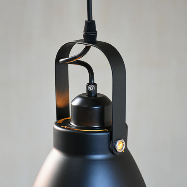 Moderne nordische Zylinder-Kuppel-Pendelleuchte aus Eisen, 1-flammig, für das Wohnzimmer 
