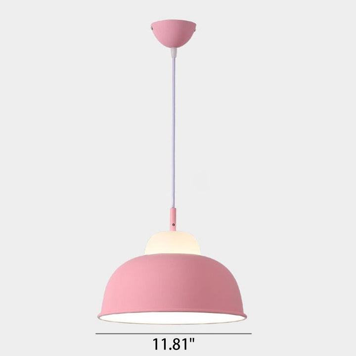 Moderne minimalistische 1-flammige Pendelleuchte aus Macaron-Eisen 