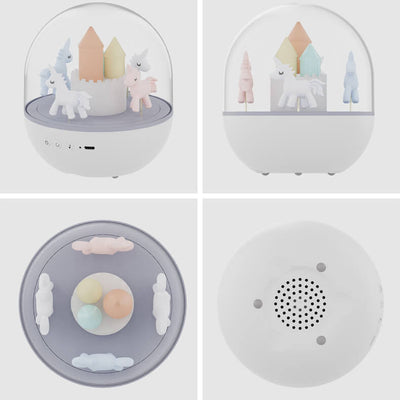 Creative Carousel Octavo Bluetooth Kids Night Light Table Lamp