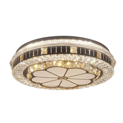 Nordic Light Luxury Round Design Multi-Style LED Flush Mount Light