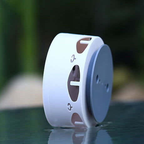 Lámpara Aplique de Pared Exterior LED Solar Redonda Impermeable de Acrílico Minimalista Moderna 