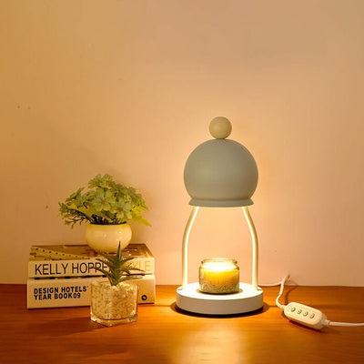 Modern Creative Iron Macaron Dome 1-Light Melting Wax Table Lamp