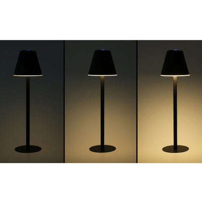 Moderne, minimalistische, einfarbige Pilz-Hardware-Kunststoff-wiederaufladbare LED-Nachtlicht-Tischlampe 
