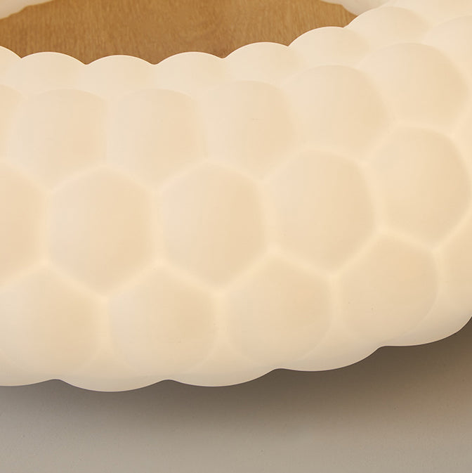 Moderne Einfachheit Cloud PE Runde Shade LED Pendelleuchte für Wohnzimmer 