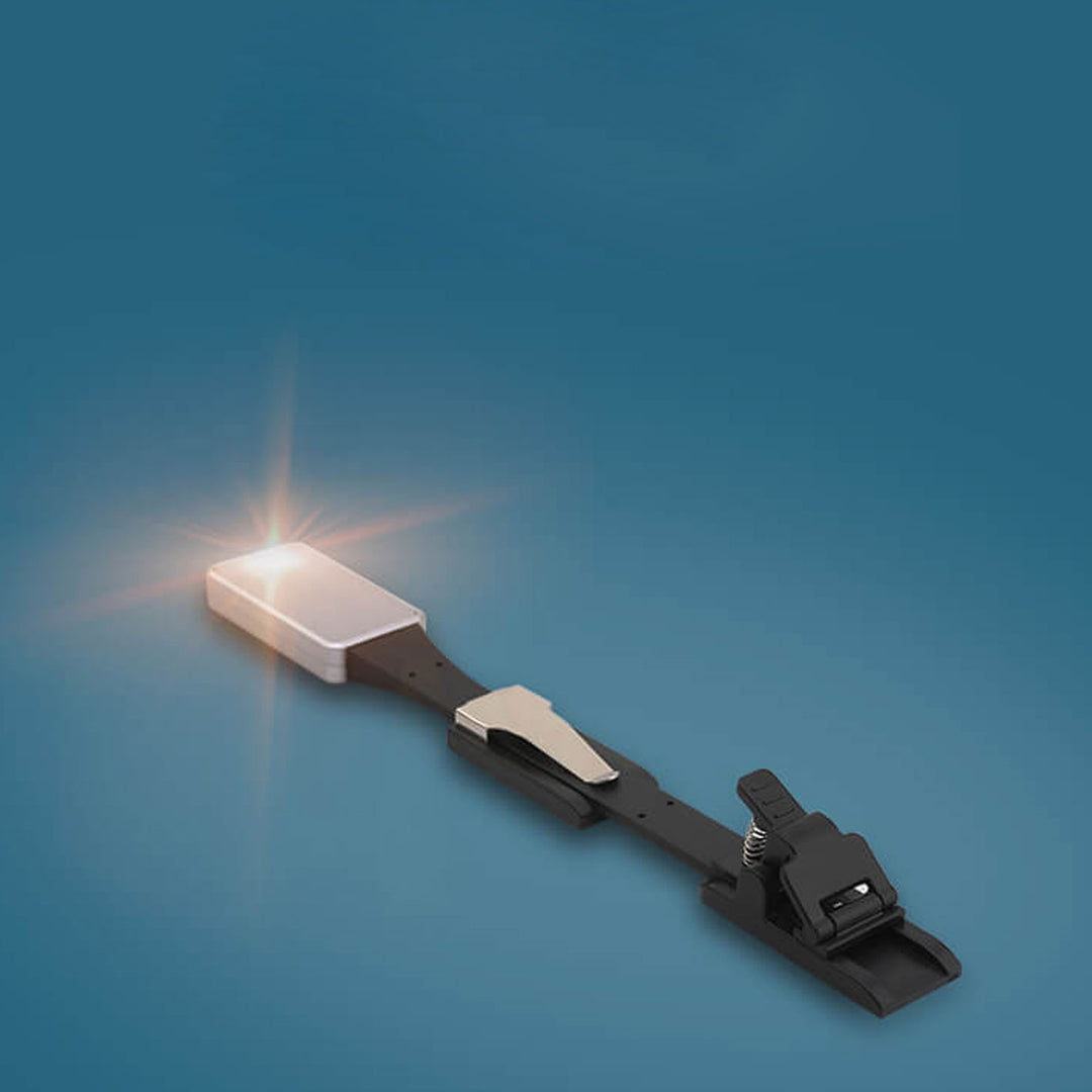 Mini Clip USB Charging LED Table Lamp Bookmark Light 