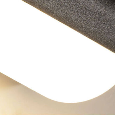 European Retro Oval Die-Cast Aluminum 1/2-Light Indoor Outdoor Waterproof Patio Wall Sconce Lamp