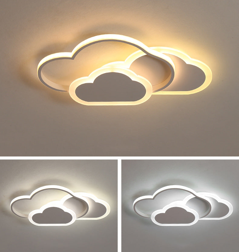 Cartoon Creative Cloud LED Flush Mount Ceiling Light