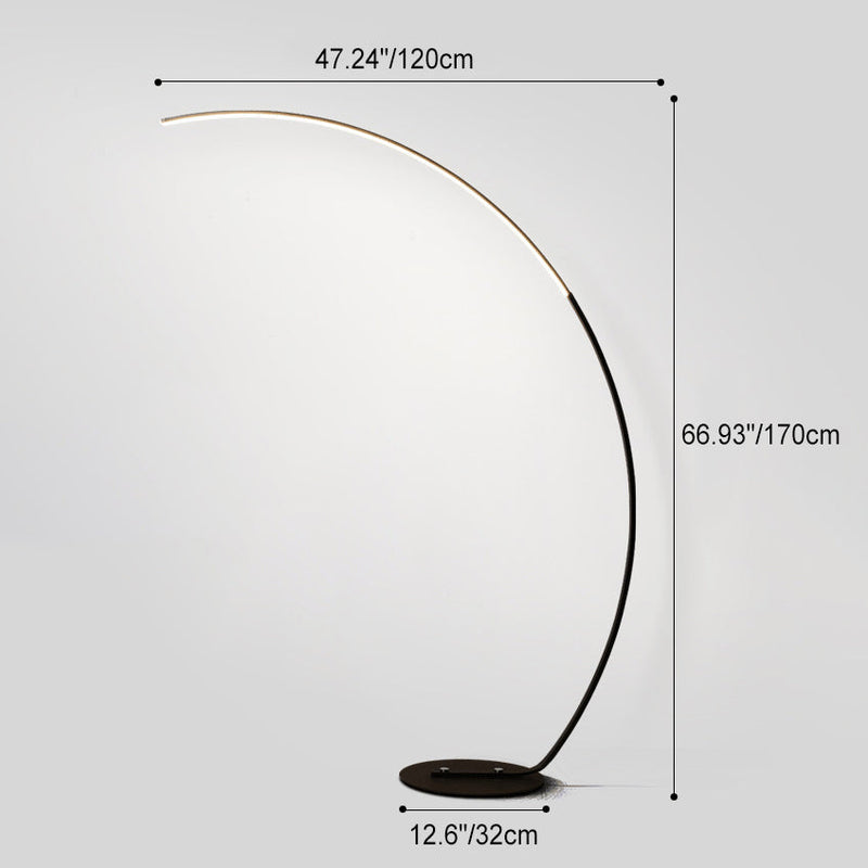 مصباح أرضي LED قائم من الألومنيوم والأكريليك بتصميم عصري بسيط على الطراز الشمالي لمعدات صيد الأسماك 
