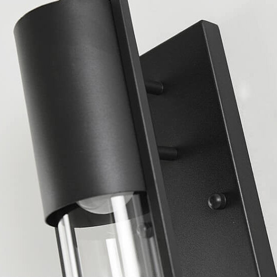 Diseño Antiguo Simple Industrial Lámpara Aplique de Pared Exterior de 1 Luz 