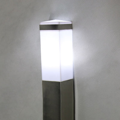 ضوء مسار LED مقاوم للماء عمود مربع حديقة خارجية 