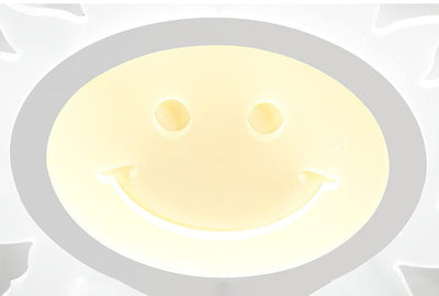 Creative Cartoon Smiley Sun LED Flush Mount Ceiling Light