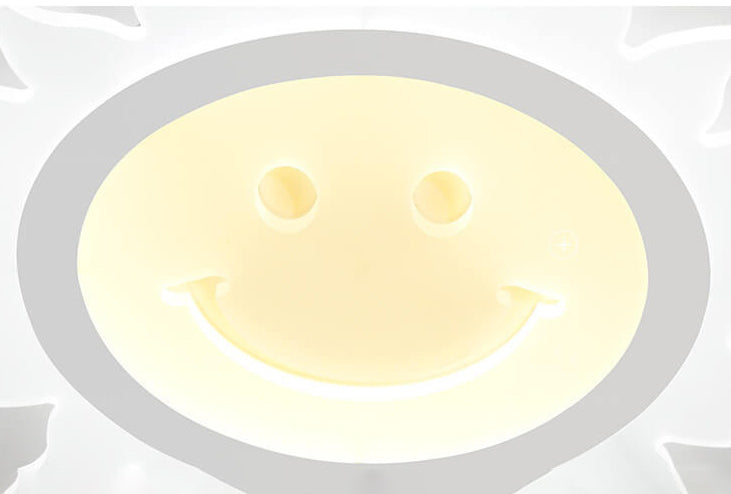 Creative Cartoon Smiley Sun LED-Deckenleuchte für bündige Montage