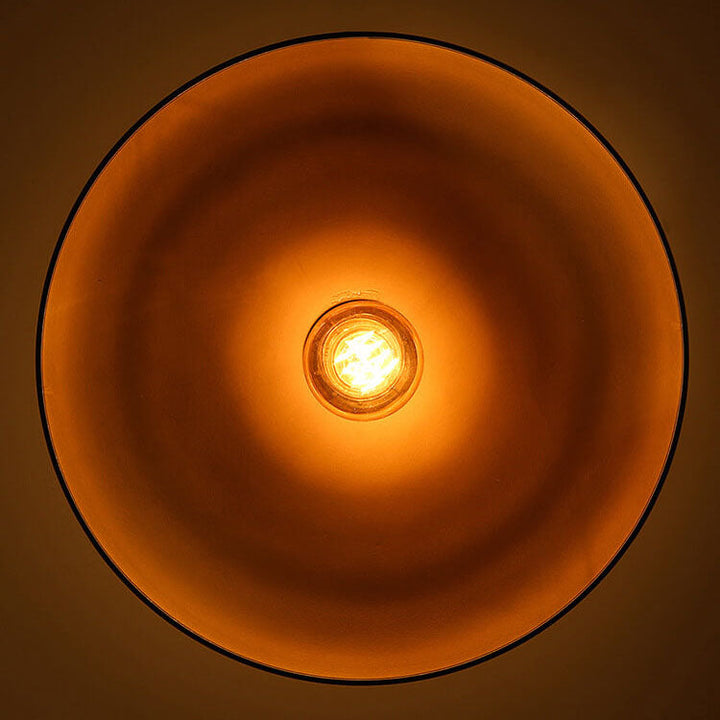 Tapa de Olla de Hierro Vintage Industrial Lámpara Colgante de Loft de 1 Luz 