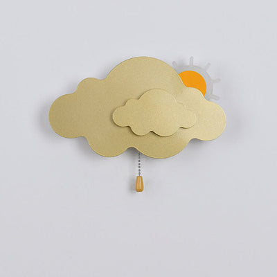 Modern Minimalist Cloud Iron LED Wall Sconce Lamp