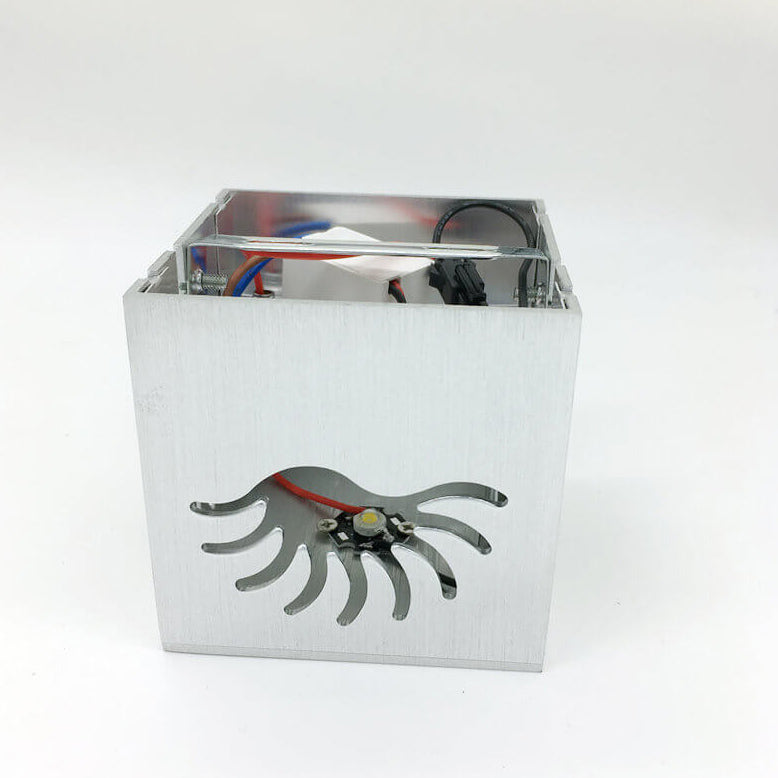 Kreative quadratische Aluminium-Phönixschwanz-LED-Dekorative Wandleuchte 