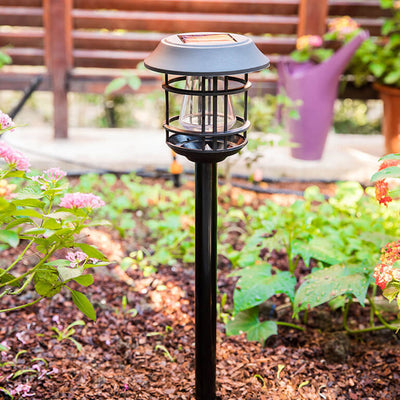 Solar Bulb Plastic Lantern LED Ground Insert Decorative Landscape Light