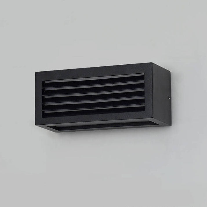Applique Murale Moderne Carrée en Aluminium Imperméable à LED pour Jardin 