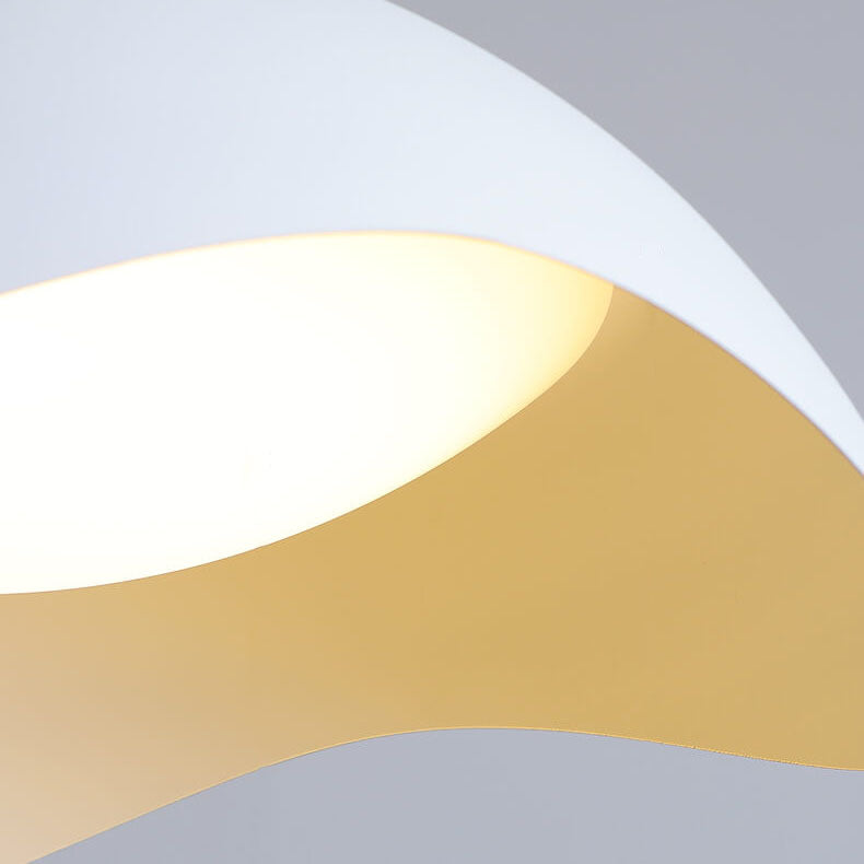 Nordic Minimalist Dome Wave Design LED Pendant Light