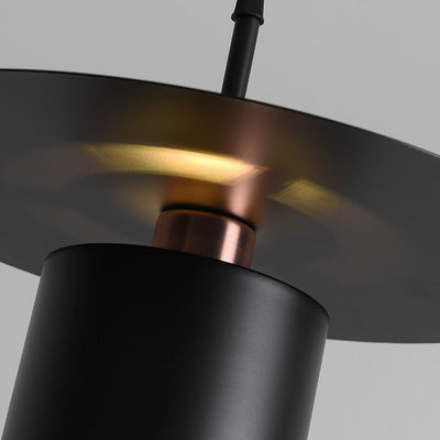 Modern Creative Cylinder Shade Metal 1-Light LED Pendant Light