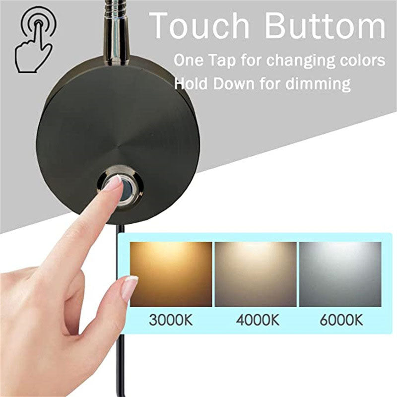 Modern Tube USB LED Spotlight Wall Sconce Lamp