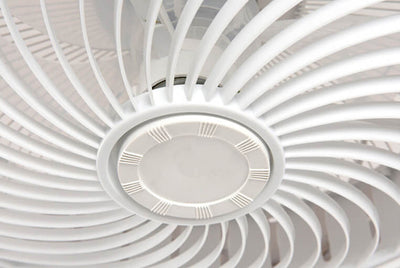 مروحة سقف بإضاءة LED مستديرة إبداعية حديثة على شكل زهرة 