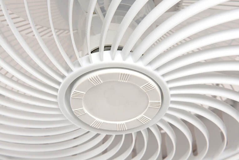 مروحة سقف بإضاءة LED مستديرة إبداعية حديثة على شكل زهرة 
