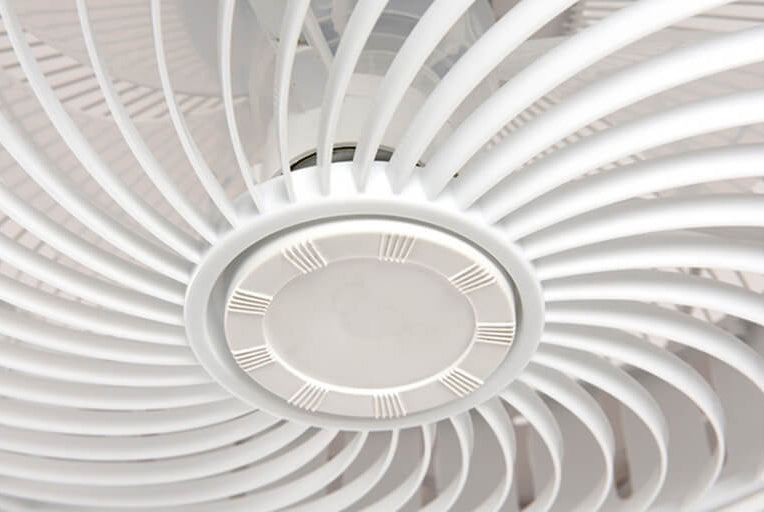 Modern Creative Round Flower LED Flush Mount Ceiling Fan Light