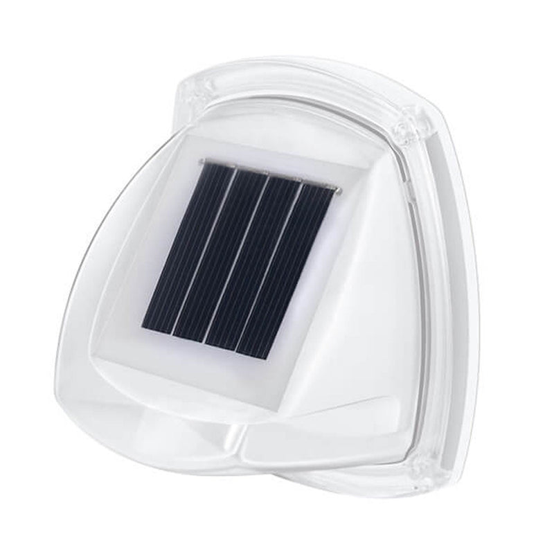 Aplique de pared con lámpara LED triangular impermeable solar para exteriores 