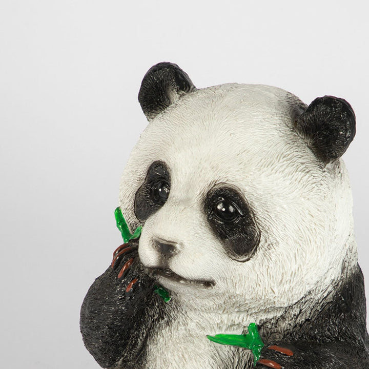 Zeitgenössisches kreatives Harz-Panda-Tierform-LED-Rasen-Landschaftslicht für den Garten 