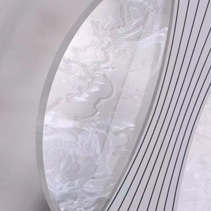 Moderne minimalistische runde Diamant-Hardware Acryl LED Wandleuchte Lampe für Schlafzimmer 