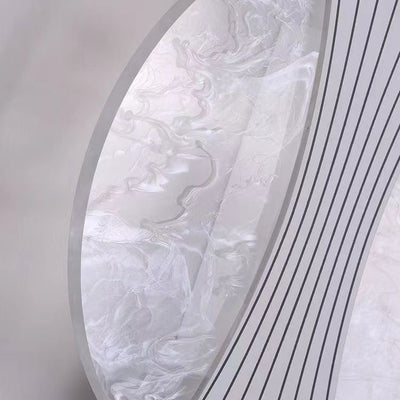 Applique Murale LED en Acrylique avec Matériel en Diamant Rond Minimaliste Moderne pour Chambre 